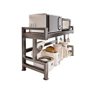Kitchen Microwave Oven Shelf Household Rice Cooker Bracket Countertop Electrical Oven Storage Shelf 