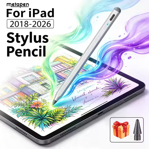 MetaPen Magnetic Stylus Pen for Apple Pencil 2018-2026, Palm Rejection Tilt-Sensitive Faster Charge 