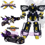 Mini Force X Agent Toys Robot Ray Miniforce X Deformation Car With Hawk Eagle 5th Anniversary Black 