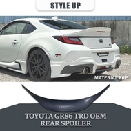 TOYOTA GR86 TRD OEM REAR SPOILER SUBARU BRZ BOOT SPOILER MATERIAL OEM FRP Automotive