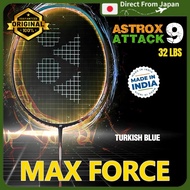 Yonex Astrox Attack 9 Badminton Racket - Green Turquoise G4 4U (80GMS-14.5kg) Graphite