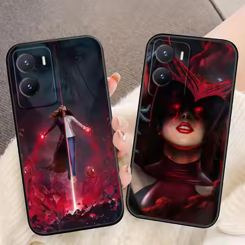 Marvel Wanda Scarlet Witch Cover Phone Case For VIVO S1 V15 V17 V20 V20SE V21 V23 V23E V25 V25E V27