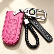 Perodua MYVI ARUZ 2018 - 2021 AXIA ALZA 2018 - 2022 BEZZA 2018 - 2025 Leather Remote Car Key Cover C