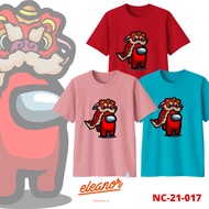 Among US Barongsai T-Shirts (Free Added Name) For Babies, Children, Teenagers, Adults, Big size Cotton Material