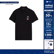 Tommy Hilfiger เสื้อโปโล ผู้ชาย รุ่น MN0MN00089 BDS - สีดำ