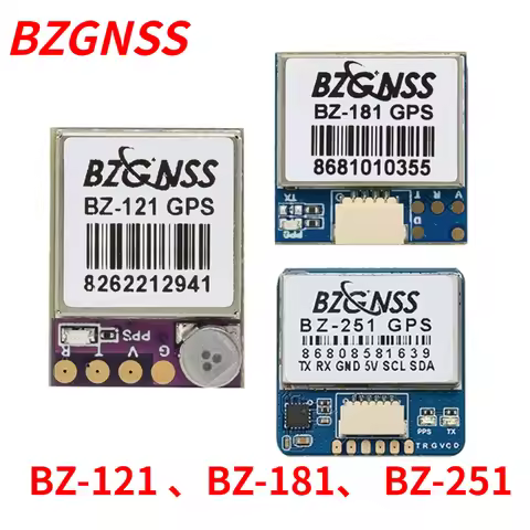 BZGNSS BZ-121 BZ-181 BZ-251 Dual Protocol GPS Positioning Module Suitable FPV out of Control Rescue 