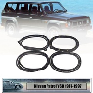 ยางขอบประตู ยางกันกระแทกประตู รุ่น นิสสัน แพโทรล NISSAN PATROL SAFARI Y60 ปี 1987 - 1997 จำนวน 4 เส้น