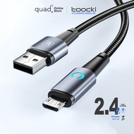 Toocki USB to Micro Usb Fast Charging Cable 2.4A w Data Crescent Moon YY Series for Android Micro De