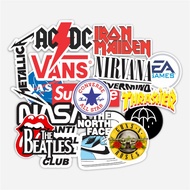 STICKERS ROCK METAL BAND STICKERS HELMET STICKERS - TUMBLER hp - CASING hp