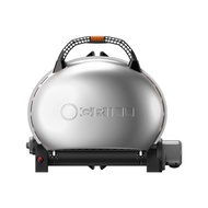 [特價]O-GRILL 500-E美式時尚可攜式瓦斯烤肉爐 雅痞銀