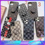 OPPO A53 A33 2020 A37 Neo9 A59 F1S A71 A83 Luxury LV Leather Case with Ring Holderphone holder