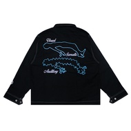 Bitsnbobs76 Boxy Work Jacket Black Hypno