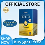 【Buy 3 get 1 free】GNC（健安喜）97% HIGH PURITY FISH OIL Omega:GNC 97% High Purity Fish Oil | Heart, Brain
