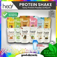 HEAL PROTEIN SHAKE POUCH Powder Pack Whey Protein/Pea Protein/Plant Based Vegan Protein Shake