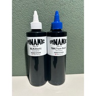 DYNAMIC INK ORIGINAL USA BLACK/TRIPLE BLACK 8oz 240ml | ORIGINAL DYNAMIC TATTOO INK | DYNAMIC BLACK 