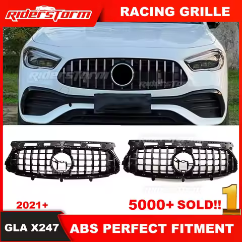 Front Bumper Grille for mercede Gla Class GLA200 GLA250 H247 sport version H247 panamerica Grid GLA 