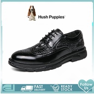 Hush-Puppies shoes leather shoes men formal shoe wedding shoes formal shoes for men Korean leather shoes office shoes leather shoes for men