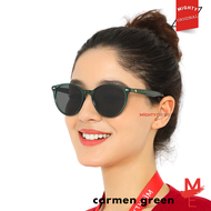 MIGHTY Kacamata Hitam Wanita Minus Plus - CARMEN GREEN SUNGLASSES