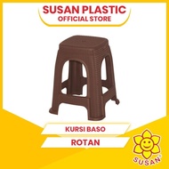 Kursi Baso Rotan - Kursi Makan - Kursi Plastik - Kursi Teras