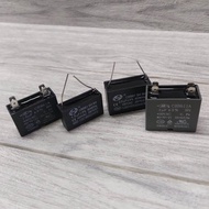 SMALL CAPACITOR FAN AIRCOND BLOWER STARTING CONTENSER 1.5UF 2UF 3UF 4UF 5UF FAN CONDENSER KIPAS runn