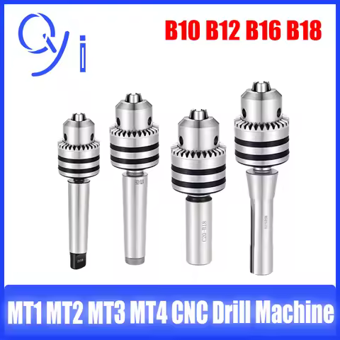 MTA MTB MT1 MT2 MT3 MT4 B10 B12 B16 B18 0.6-6/1-10/1-13/3-16/5-20mm Morse Tapper Shank Drill Chuck A