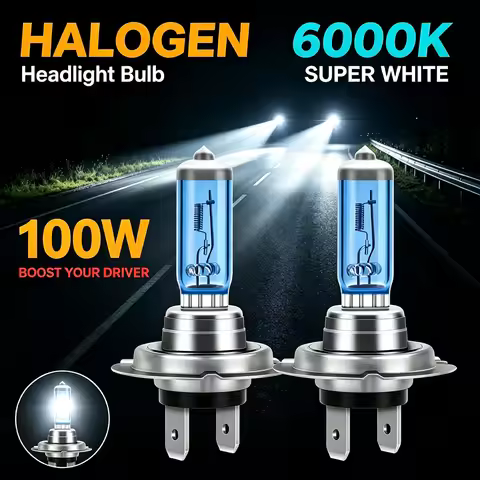H7 Halogen White Headlight 100W H4 H1 H8 H9 H11 9005 9006 H13 9007 5202 H11B 880 9012 9145 Bulbs Sup