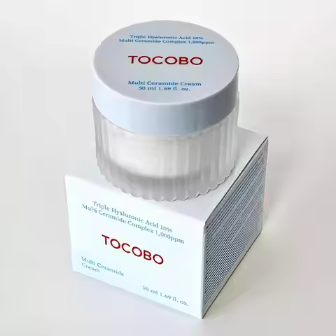 TOBOCO Multiple Ceramide Ice Cream Triple Hyaluronic Acid Face Cream 1,000ppm Deeply Hydrates Moistu