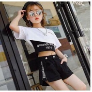 [JEWELS KIDS] SALE BAJU ANAK TANGGUNG IMPORT/BIANCA CROP SPORTY SET /SETELAN CROP TOP ANAK SPORTY IM