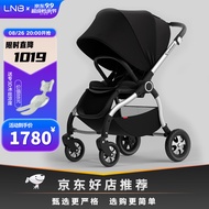 Lanplatinum TigerPro British Baby Stroller Baby Carriage Can Sit and Lie Lightweight Folding Two-Way Can Raise Basket High Landscape Bull Wheel Shock AbsorberbbNewborn Stroller Umbrella Car