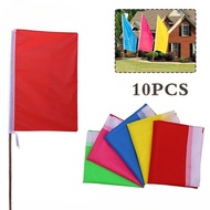10Pcs Solid Blank Colour Flag 70x110cm Outdoor Fiesta Banderitas Vertical 5 Color