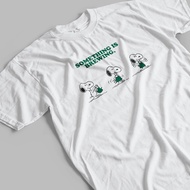 Cupids Shop "SOMETHING IS BREWING" SNOOPY UNISEX GRAPHIC TSHIRT