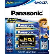 Panasonic EVOLTA AA/AAA/C/D/9V Premium Alkaline Battery