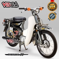 Honda C70 Striping Sticker Variation Of C70 BATIK Sticker