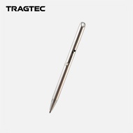 TRAGTEC Stainless Steel Pen Bolt Action Ballpoint Pen 2 In 1 EDC Pocket Clip Pen Stationery Pen ID09
