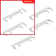【WELV】5PCS Car Fuse Flat Type 32V Fork Bolt Battery Fuse Car Bracket 30A-100A Fuse