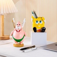 海綿寶寶 筆筒 收納盒 收納筒 文具 SpongeBob SquarePants 派大星 生日 禮物 裝飾 公仔 送禮 擺設 收藏 海綿寶寶公仔