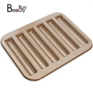 Biscuit Stick Baking Tray Carbon Steel Breadstick Biscotti Ladyfinger Small Muffin Cupcake Tin Tray