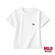 MUJI Embroidery S/S T-Shirt (Kids)