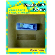 Opp Plastic Size 3,5x12 cm