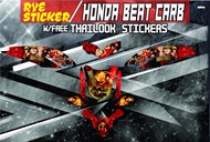 Decals Sticker Motorcycle Decals for Honda Beat 110 Carburator type059