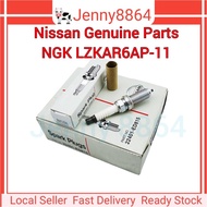 1PCS Nissan NGK LZKAR6AP-11 Iridium spark plugs for Almera Livina Latio Sylphy 22401-ED815