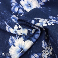 KATUN PREMIUM GARMENT DOBBLE CANVAS COTTON FABRIC WITH MENJALAR FLOWER MOTIF