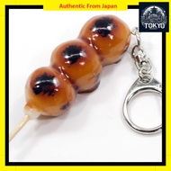 Food sample keychain - Looks delicious, Mitarashi dango 109OK