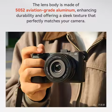 TTArtisan AF 14mm F3.5 APS-C Frame Prime Camera Lens for Fuji XF Sony E A6400 A6500 A6700 ZVE10 Huma