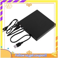 【W】USB 2.0 Portable External Ultra Speed CD-ROM DVD Player Drive Support for Laptop PC Desktop