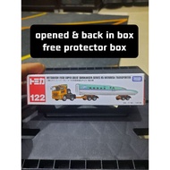 takara tomy tomica mitsubishi fuso super great shinkansen series h5 hayabusa transporter (no.112)