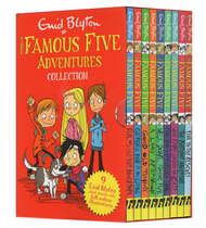 หนังสือ 9 เล่ม/ชุด Enid Blyton The Fame Five Adventures Collection Children หนังสือภาพภาษาอังกฤษหนัง