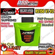 RS150 V1 V2 Apido X Suprimo Racing Hyper Boost ECU PNP No Dyno No Cut OFF Top Speed Powered By Supri
