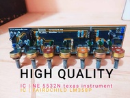 Kit Equalizer Parametrik Mono 7 Pot Channel 3 Frekuensi 3 Boosting 1 Gain Meratakan Frekuensi Audio