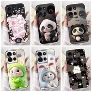 For Motorola Moto G75 5G Case 2024 New Design Cute Rabbit Panda Shockproof Silicone Phone Cover For 